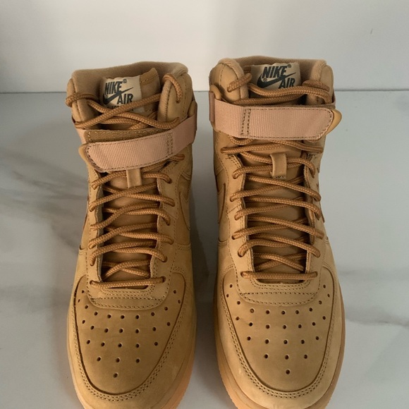 Nike Air Force 1 High GS LV8 Flax Wheat Sz 6Y / 7.5 Wm - Picture 9 of 9